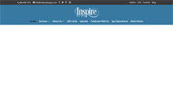 Desktop Screenshot of inspiredayspa.com